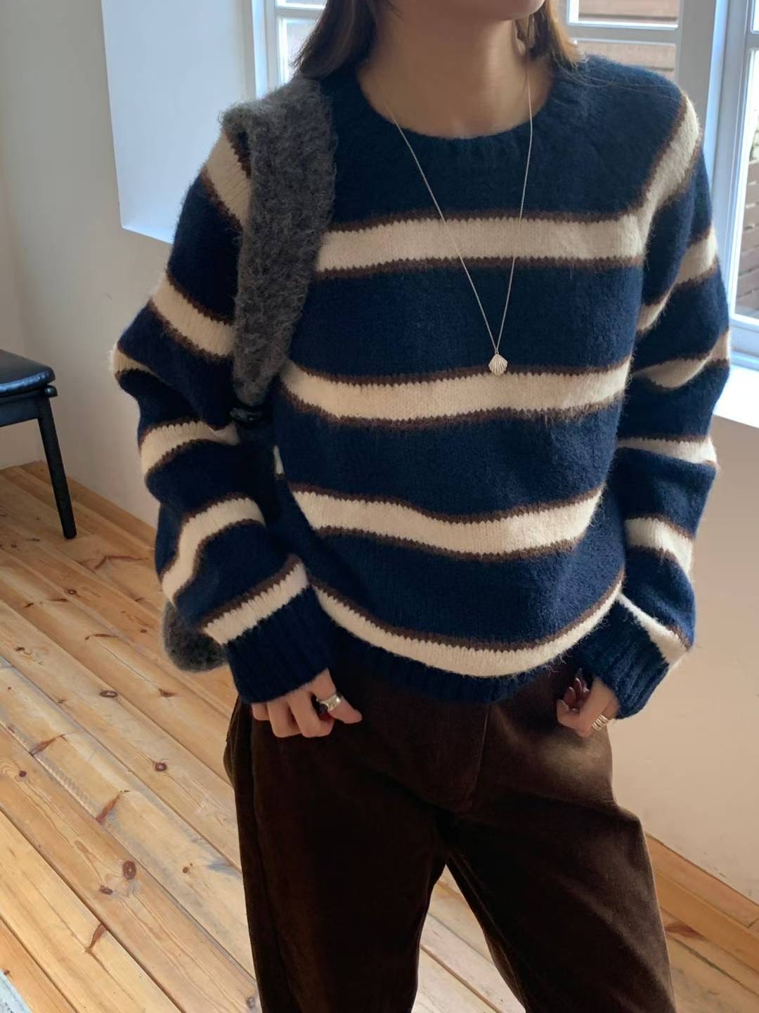 AREING東大門㊣代購女裝新款真品人氣職業推薦熱賣時尚針織衫AREING針織衫圖色1