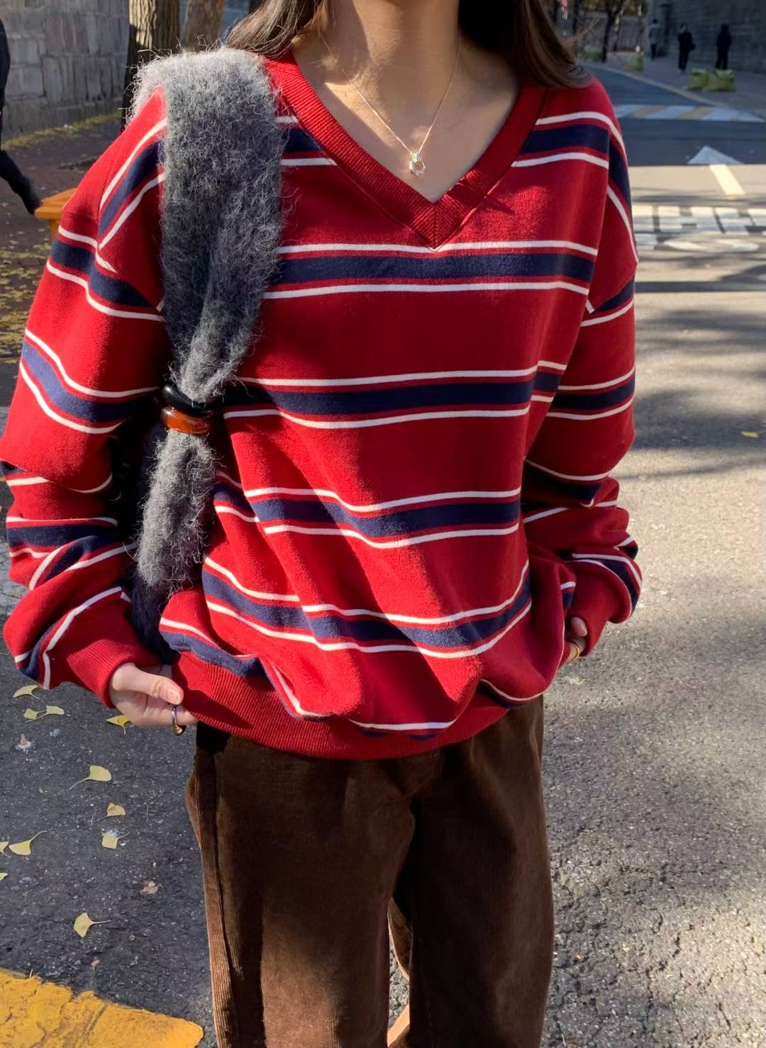 AREING韓國代購㊣女裝新款人氣職業時尚真品熱賣休閑推薦衛衣AREING衛衣圖色2