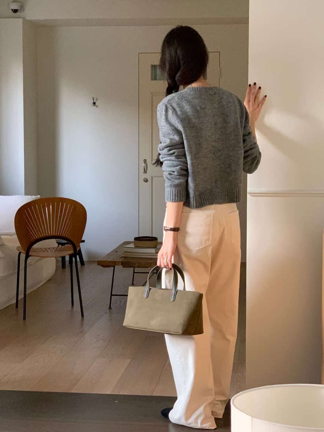 AREING東大門㊣實拍女裝新品熱賣休閑時尚25秋冬針織衫開衫AREING針織衫