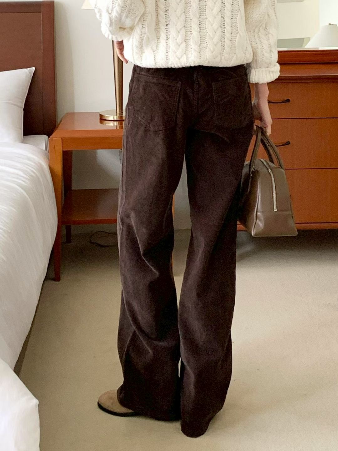 INDIGO-인디고-T韓國代購㊣女士新款人氣休閑25秋冬牛仔褲INDIGO牛仔褲