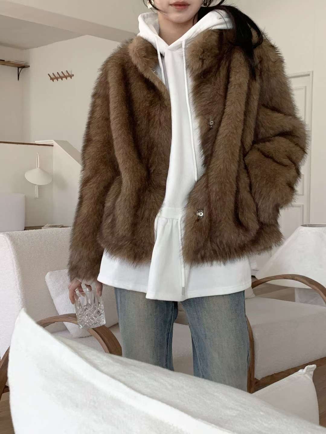 T.BLOSSOM韓國代購㊣女士新品休閑25秋冬真品熱賣推薦夾克T.BLOSSOM夾克