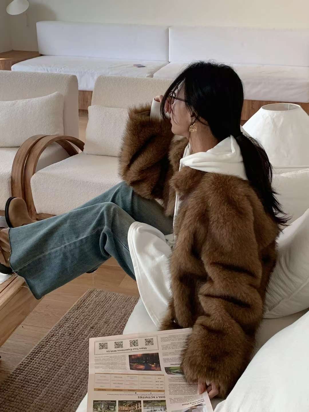 T.BLOSSOM韓國代購㊣女士新品休閑25秋冬真品熱賣推薦夾克T.BLOSSOM夾克