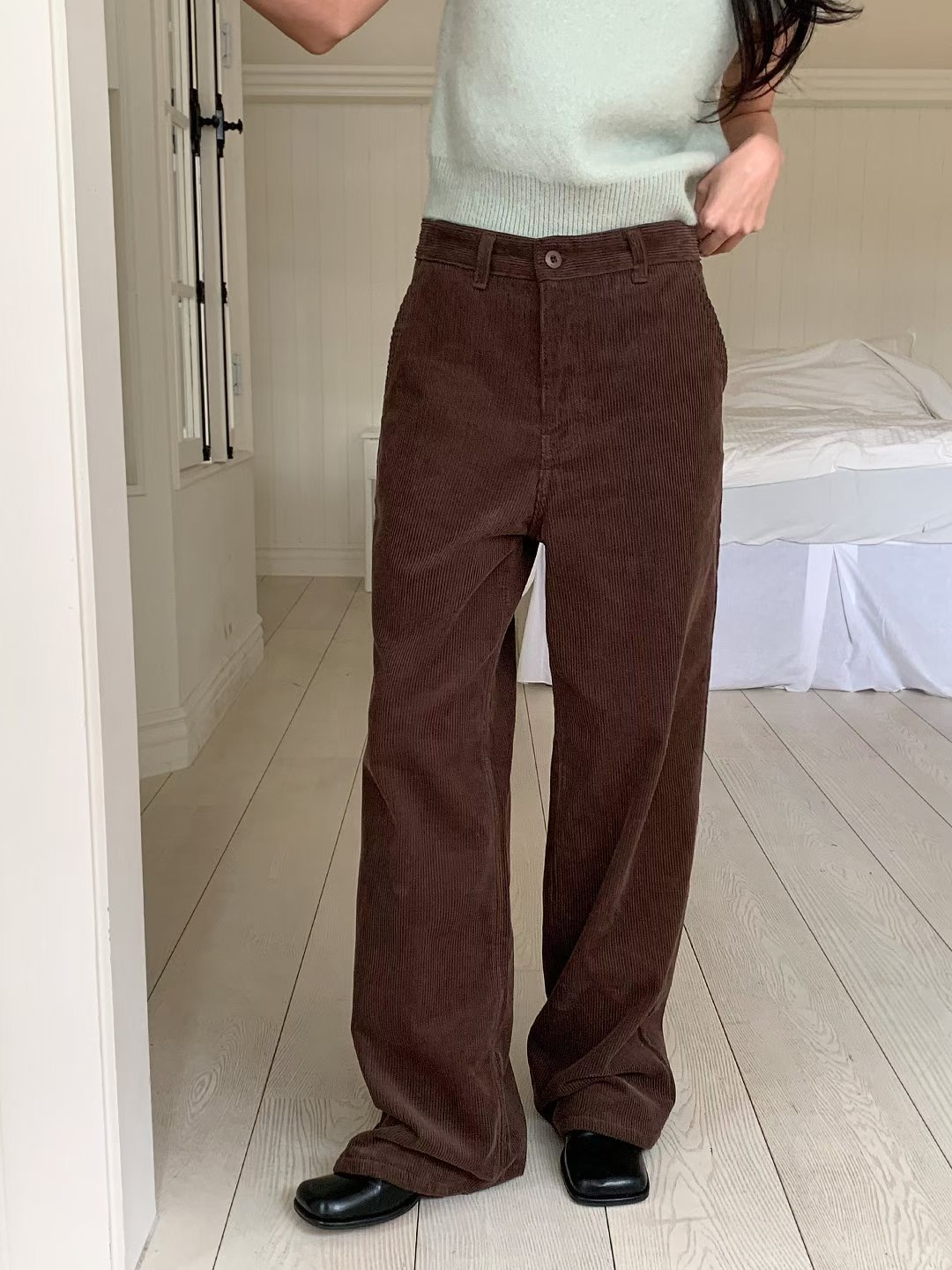 T.BLOSSOM東大門㊣代購女士新品25秋冬時尚休閑人氣牛仔褲T.BLOSSOM牛仔褲圖色1