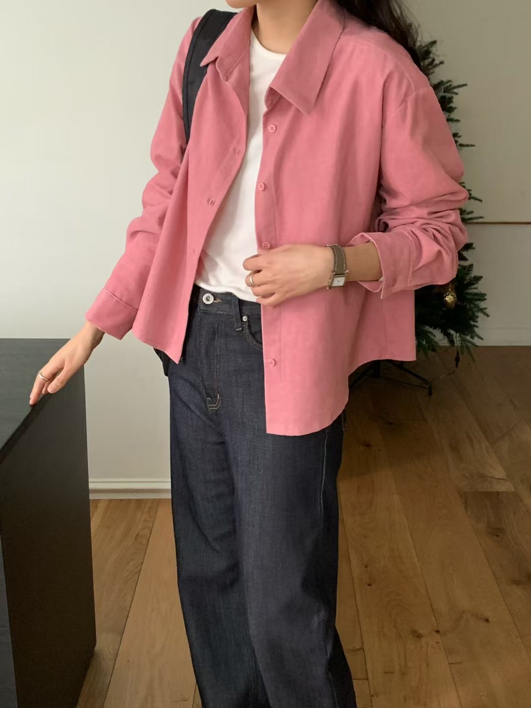 COMMA-콤마-T韓國直郵㊣女士新品真品推薦25秋冬襯衫蕾絲衫COMMA襯衫/蕾絲衫圖色2