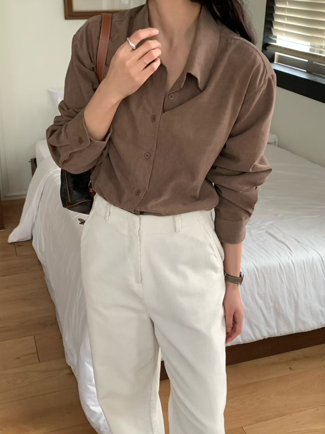 COMMA-콤마-T韓國直郵㊣女士新品真品推薦25秋冬襯衫蕾絲衫COMMA襯衫/蕾絲衫圖色3