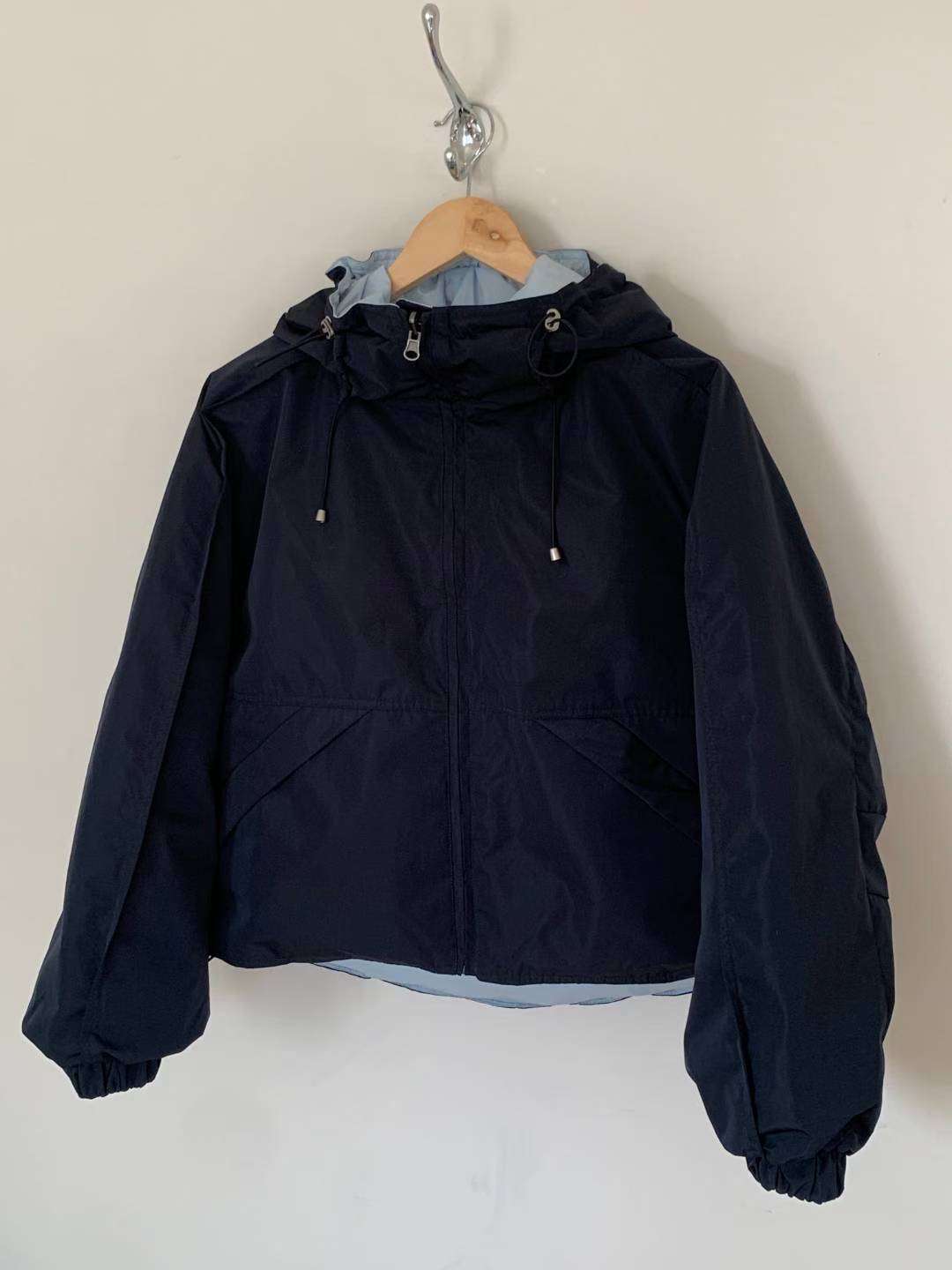 AREING韓國直郵㊣女士新品職業時尚人氣25秋冬短款棉服兩面可穿AREING短款棉服圖色2