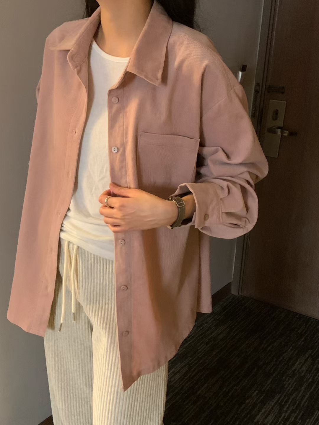 COMMA-콤마-T東大門㊣代購女士新款職業休閑熱賣襯衫蕾絲衫COMMA襯衫/蕾絲衫圖色1