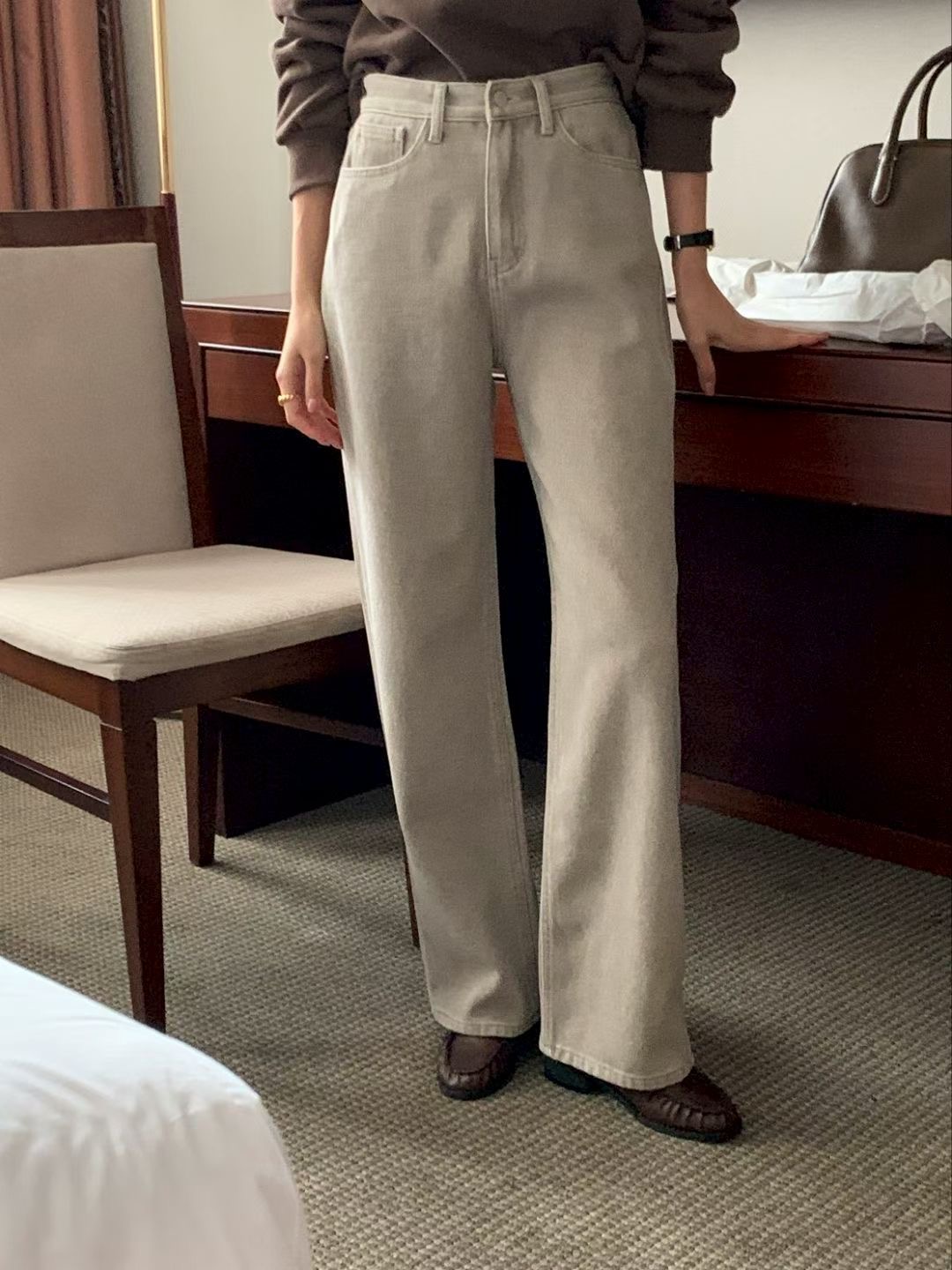 INDIGO-인디고-T東大門㊣實拍女士新品時尚人氣真品牛仔褲INDIGO牛仔褲圖色1