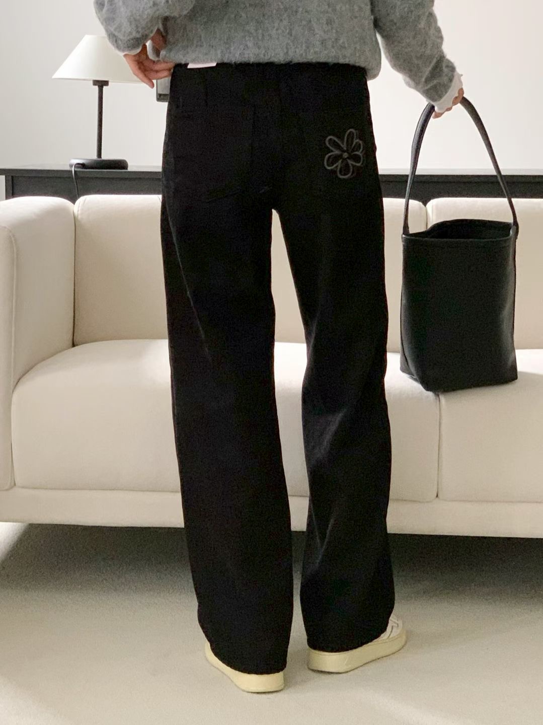 INDIGO-인디고-T韓國直郵㊣女士新品休閑人氣職業真品休閑褲INDIGO休閑褲