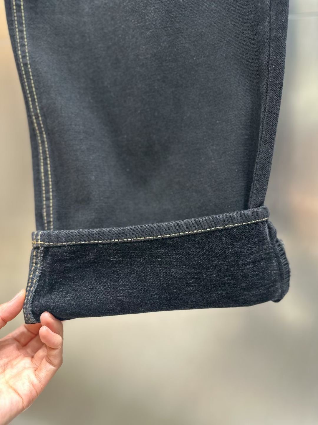 INDIGO-인디고-T韓國直郵㊣女士新品時尚25秋冬職業牛仔褲INDIGO牛仔褲