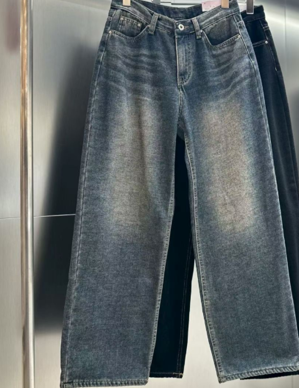 INDIGO-인디고-T韓國直郵㊣女士新品時尚25秋冬職業牛仔褲INDIGO牛仔褲圖色2