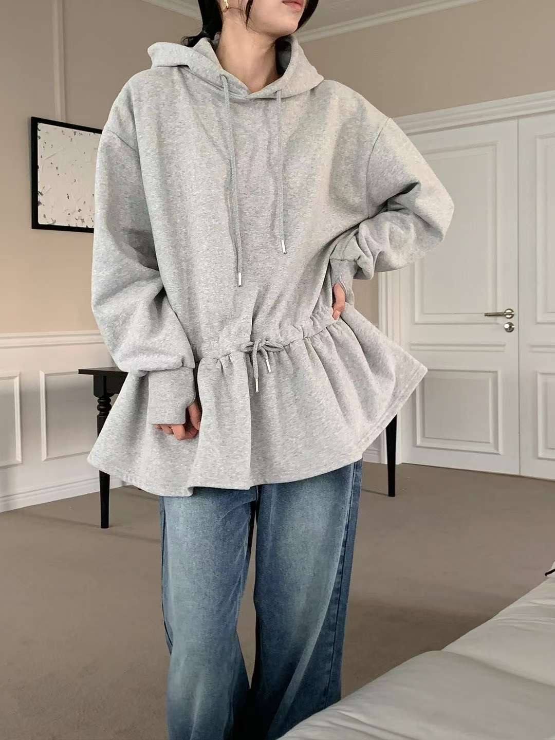 T.BLOSSOM東大門㊣代購女裝新款時尚25秋冬推薦職業真品衛衣T.BLOSSOM衛衣圖色1