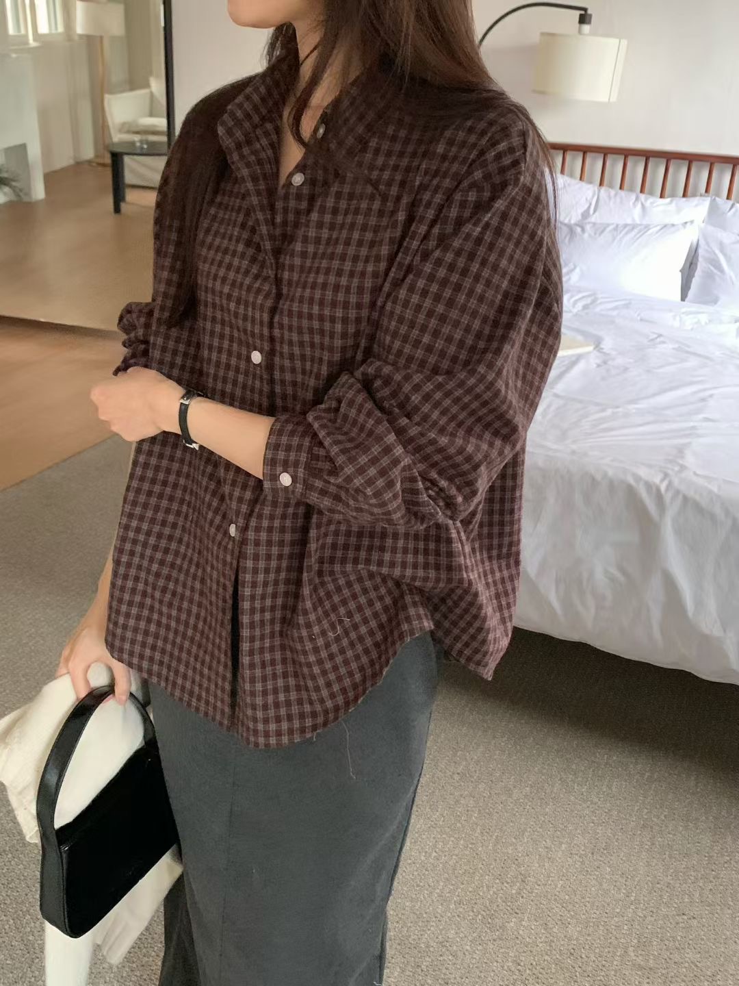 COMMA-콤마-T韓國代購㊣女裝新品時尚休閑職業襯衫蕾絲衫COMMA襯衫/蕾絲衫圖色2