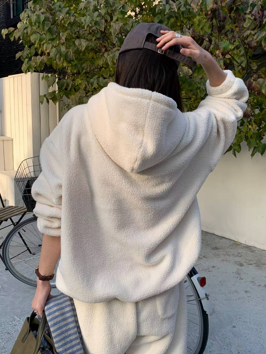 AREING東大門㊣代購女裝新品休閑時尚真品熱賣套裝連帽衫套裝AREING套裝