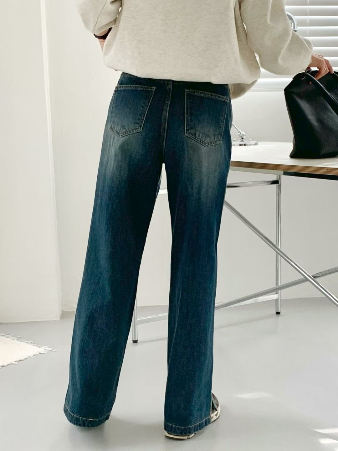 INDIGO-인디고-T韓國代購㊣女裝新款真品休閑人氣熱賣牛仔褲INDIGO牛仔褲