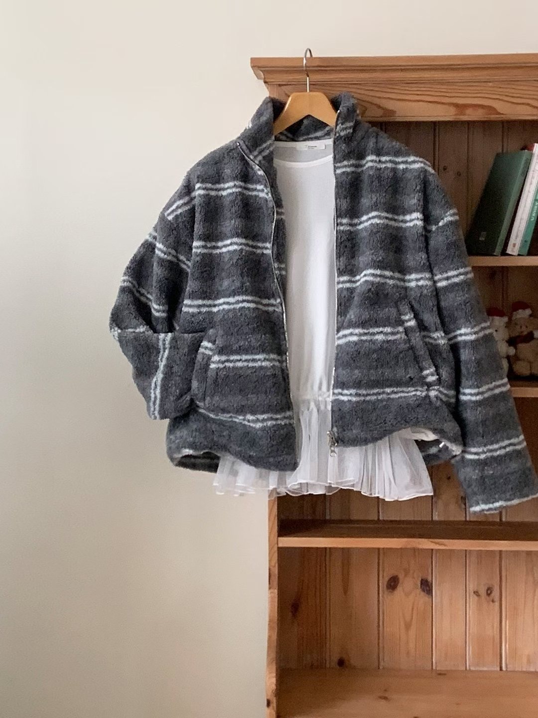 T.BLOSSOM東大門㊣直郵女士新品時尚真品人氣25秋冬休閑夾克T.BLOSSOM夾克圖色2