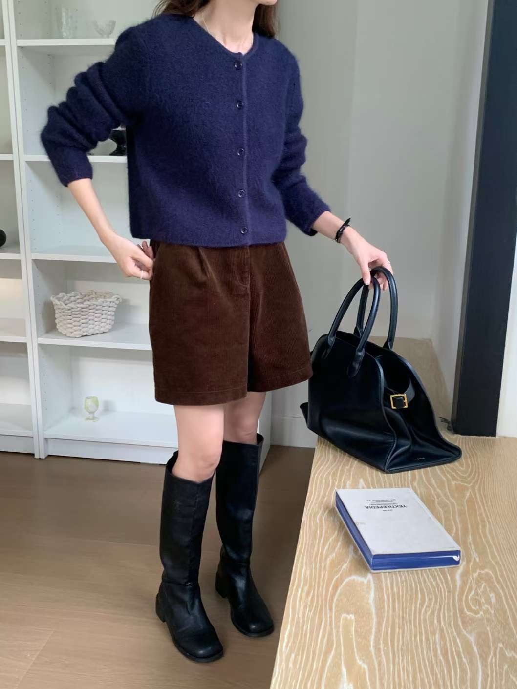 T.BLOSSOM東大門㊣代購女士新款時尚熱賣真品針織衫開襟衫T.BLOSSOM針織衫圖色4