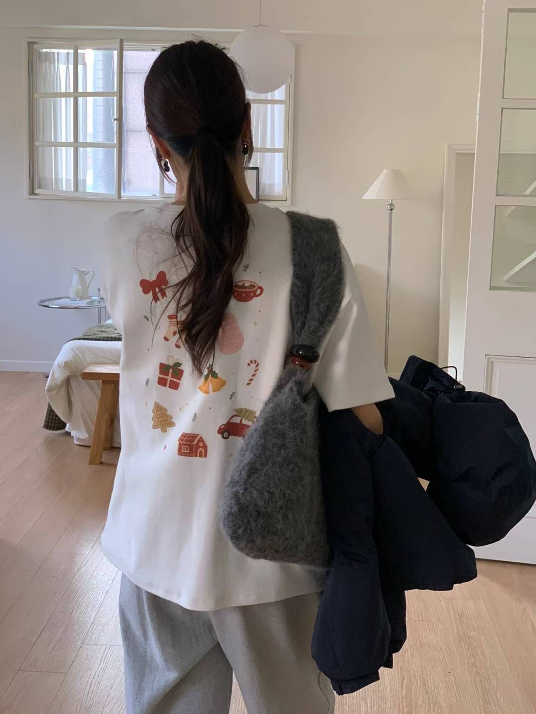 AREING東大門㊣代購女士新款人氣25秋冬推薦職業時尚真品T恤AREINGT恤