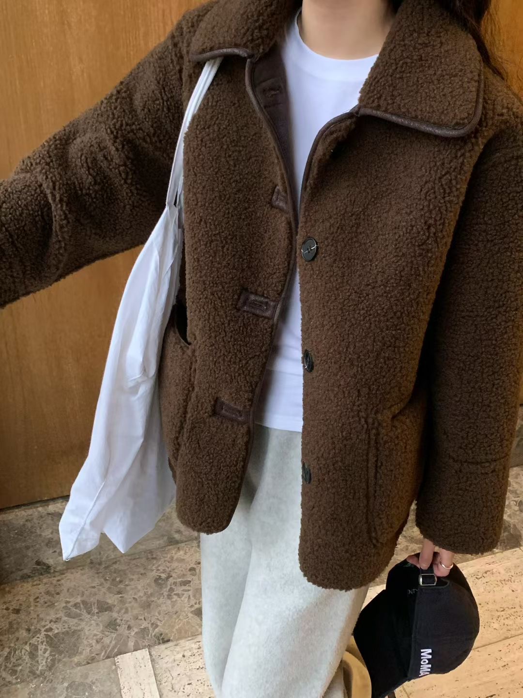 COMMA-콤마-T東大門㊣直郵女裝新品真品時尚夾克兩面可穿COMMA夾克