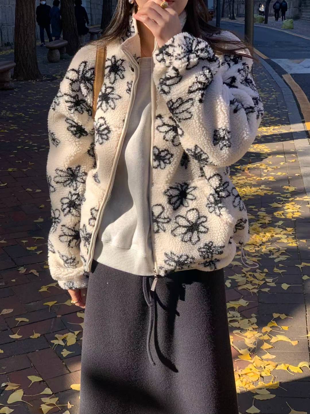 AREING東大門㊣代購女士新款熱賣職業真品休閑25秋冬時尚夾克AREING夾克圖色1