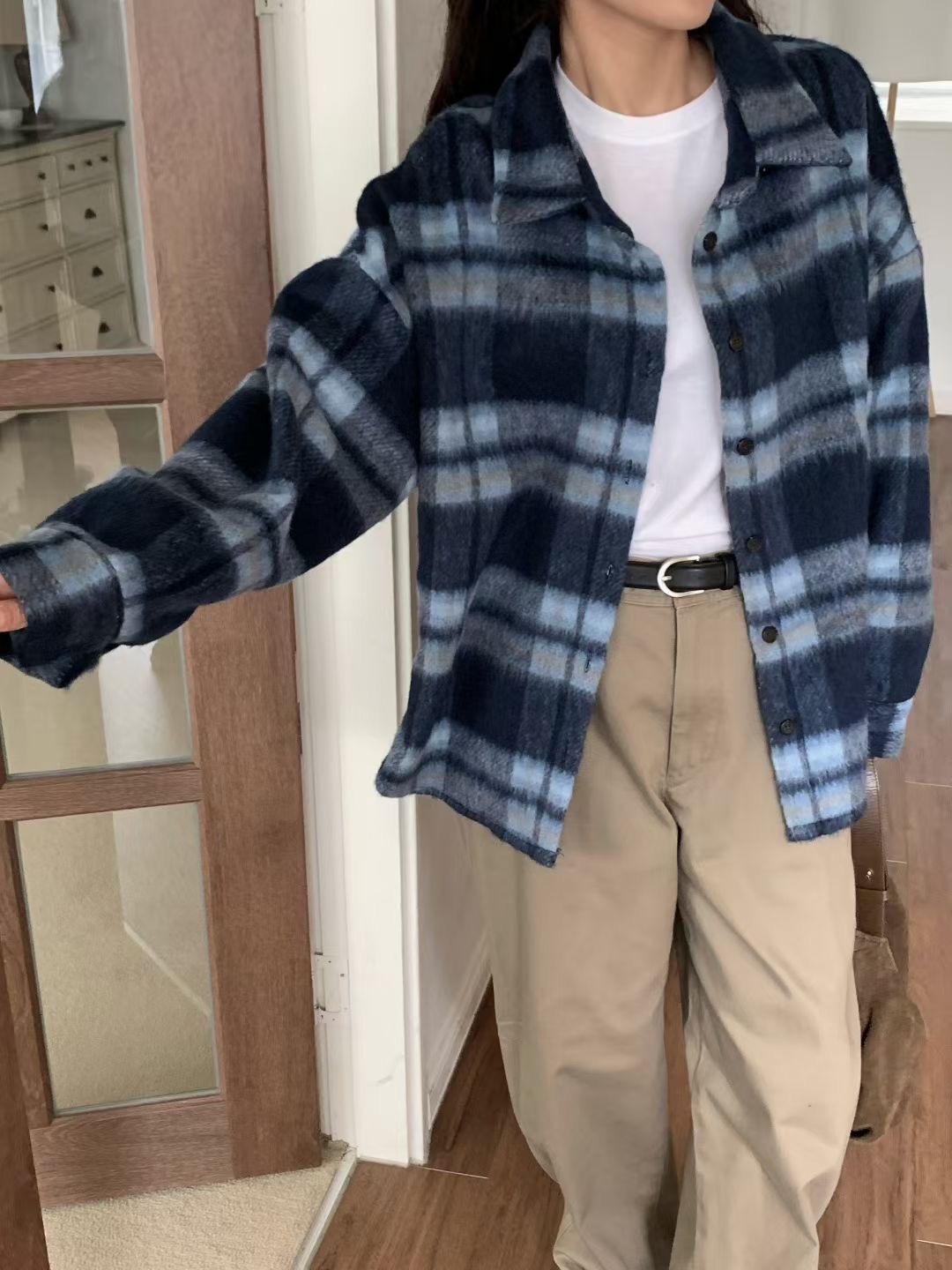 COMMA-콤마-T東大門㊣代購女裝新品25秋冬真品襯衫蕾絲衫COMMA襯衫/蕾絲衫