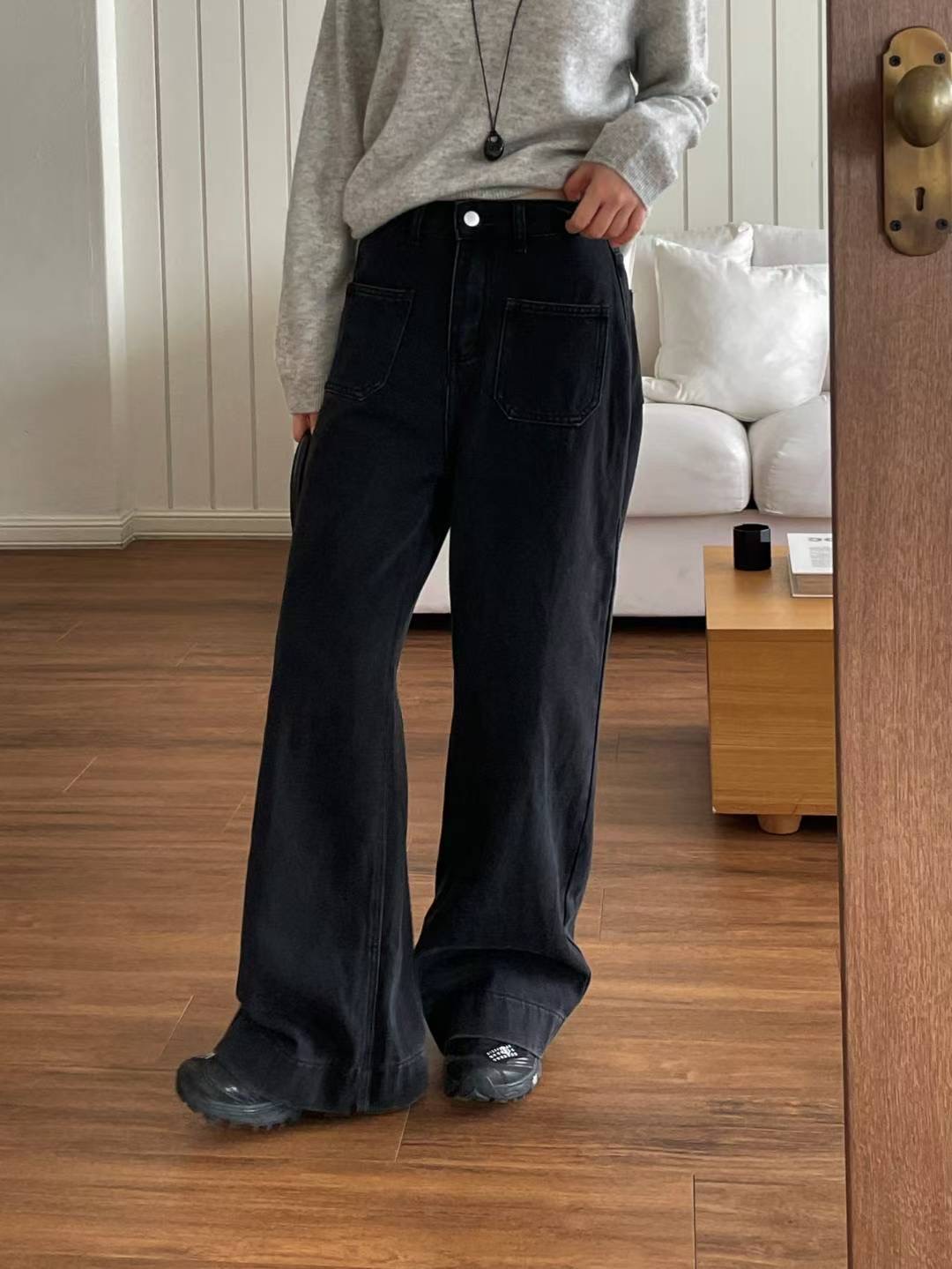 L.REWIND東大門㊣直郵女士新品真品職業熱賣推薦牛仔褲口袋L.REWIND牛仔褲