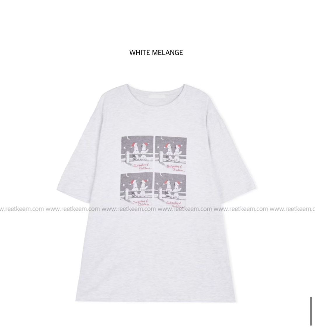 FEVER東大門㊣實拍女士新款25秋冬職業休閑時尚推薦人氣T恤FEVERT恤圖色1