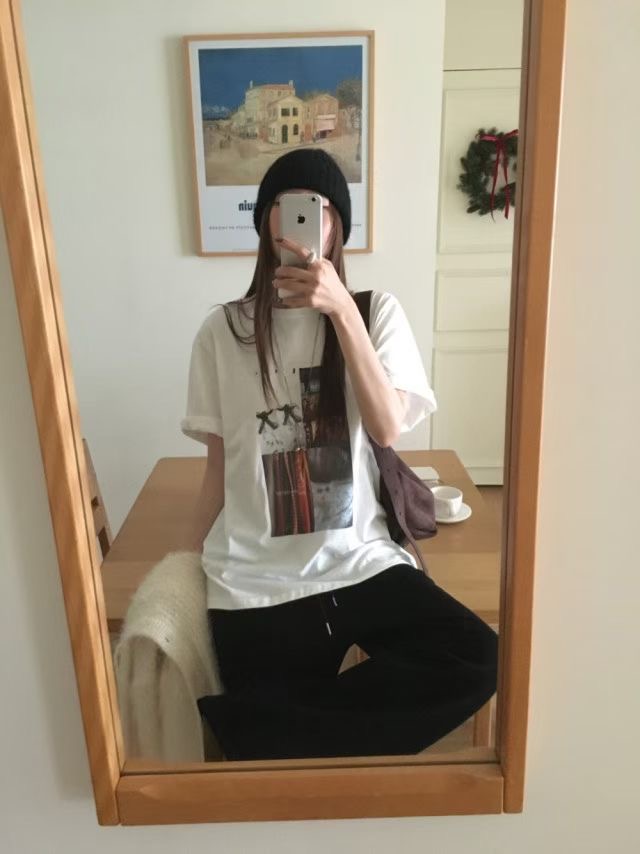 FEVER東大門㊣實拍女士新款真品熱賣休閑25秋冬推薦職業T恤FEVERT恤