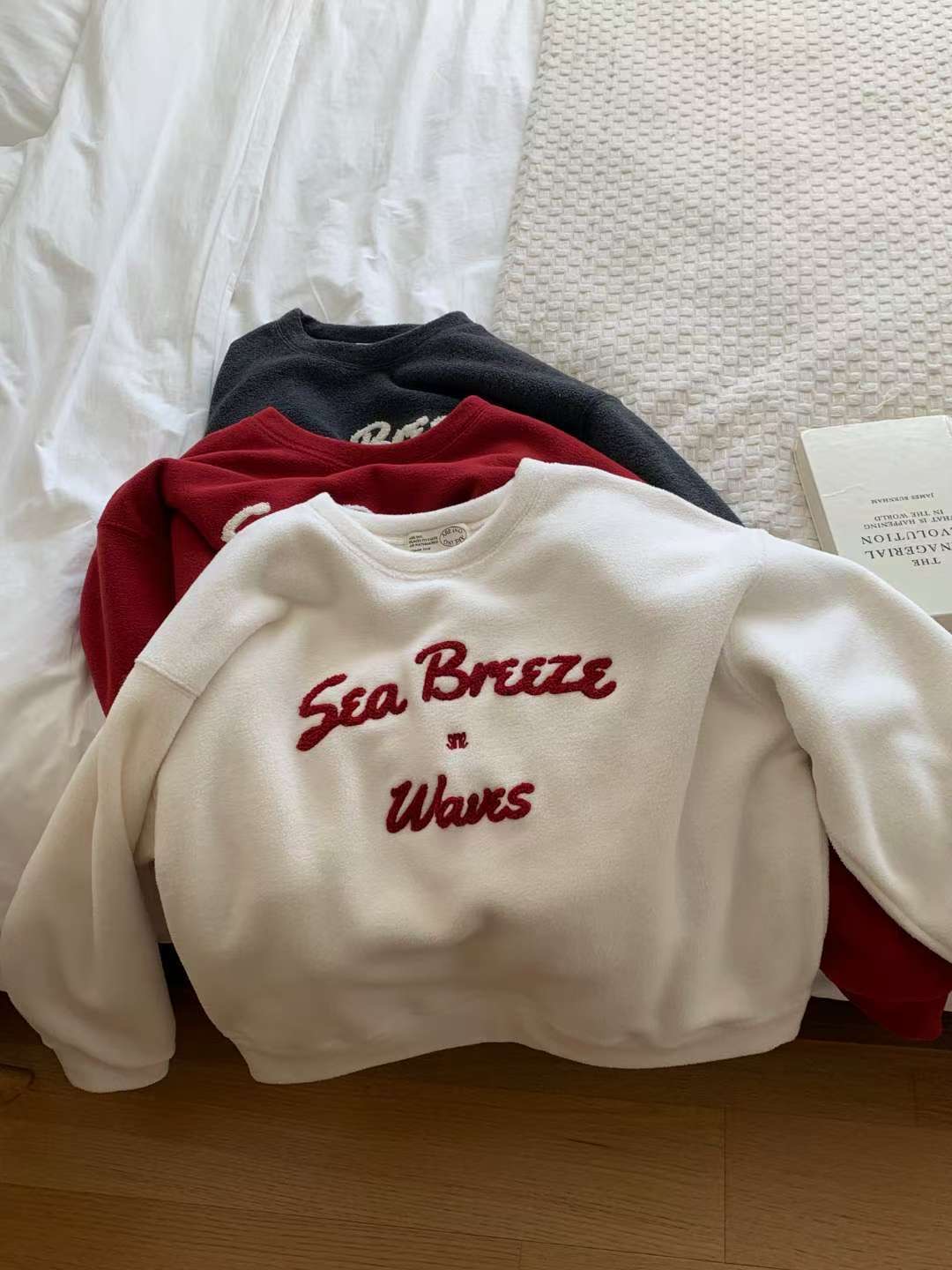 AREING韓國直郵㊣女士新款25秋冬人氣時尚推薦休閑衛衣羊毛AREING衛衣