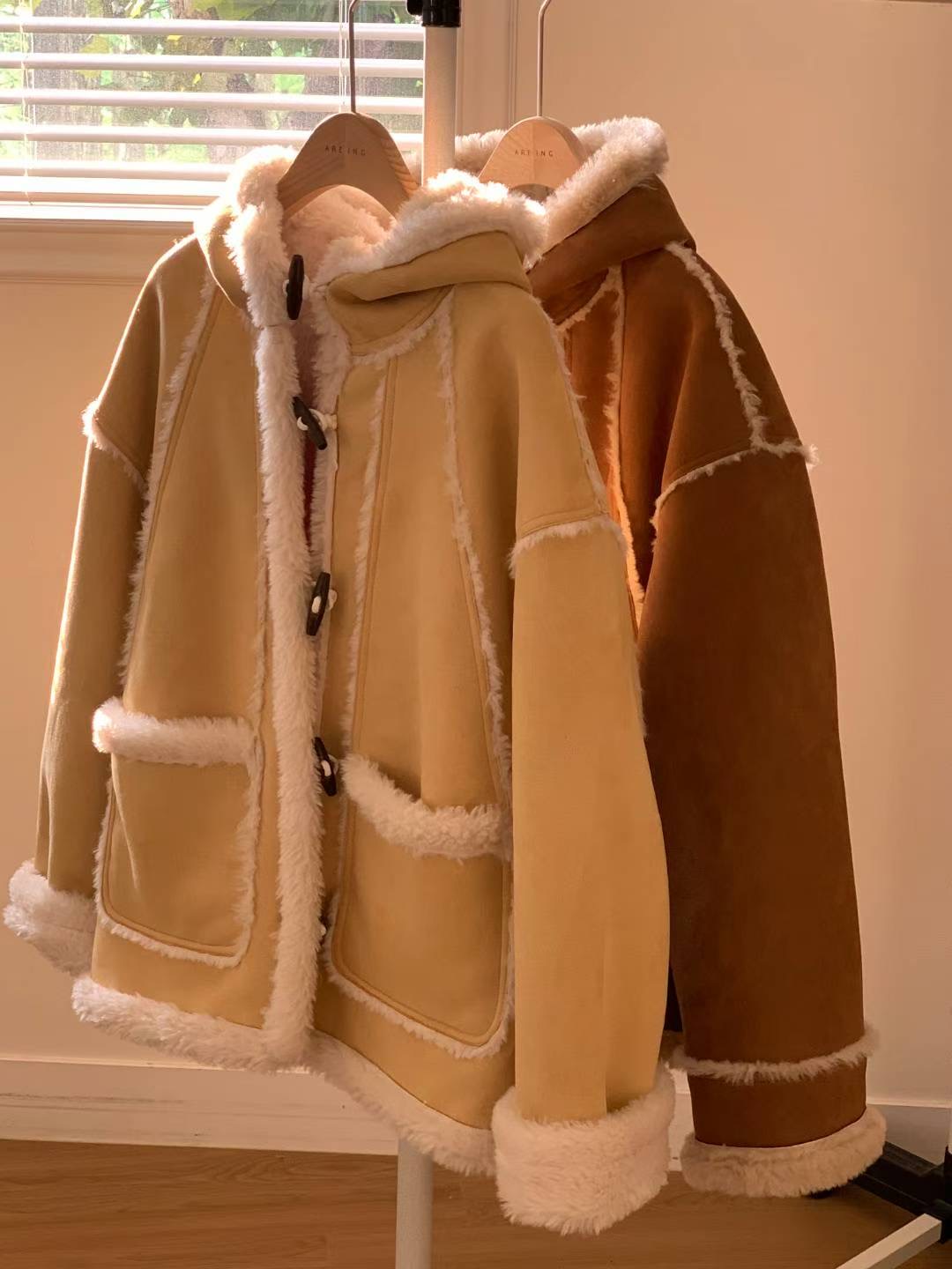 AREING韓國直郵㊣女士新款人氣推薦真品休閑25秋冬時尚夾克AREING夾克