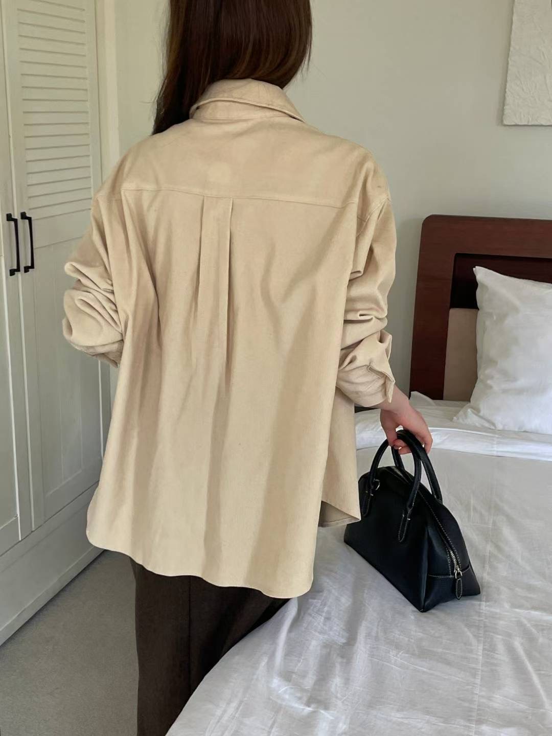 L.REWIND東大門㊣實拍女士新品25秋冬人氣時尚職業襯衫蕾絲衫L.REWIND襯衫/蕾絲衫