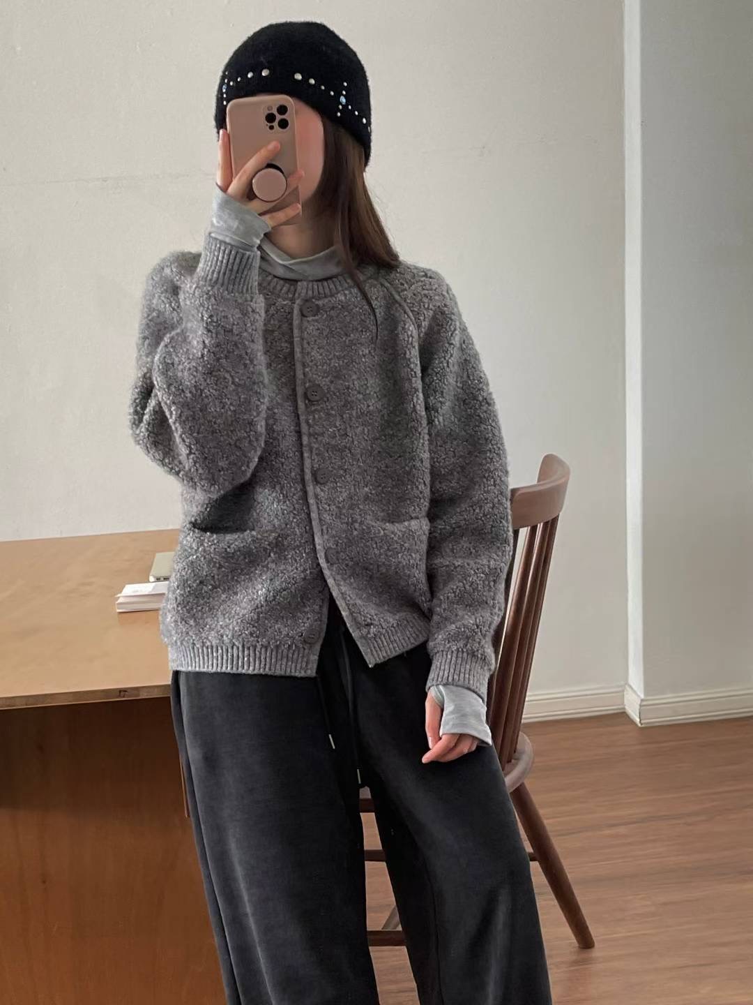 L.REWIND韓國代購㊣女士新款時尚休閑熱賣25秋冬推薦毛衣羊毛L.REWIND毛衣圖色2