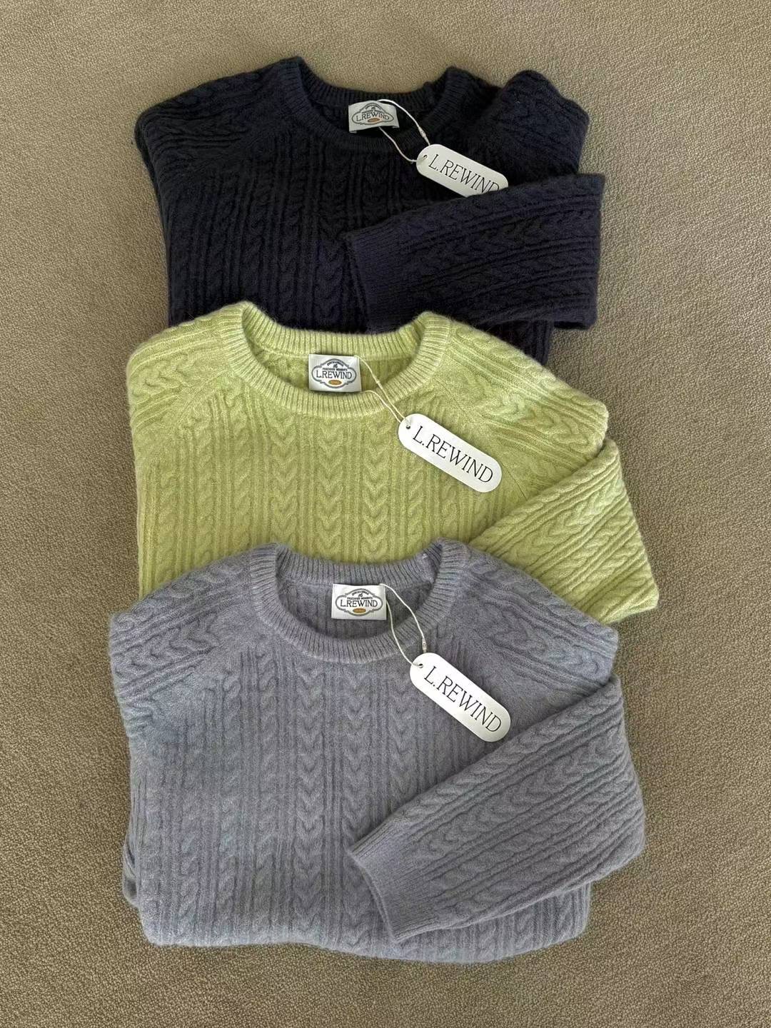 L.REWIND東大門㊣直郵女士新款職業25秋冬熱賣休閑針織衫兔子L.REWIND針織衫圖色1上一色