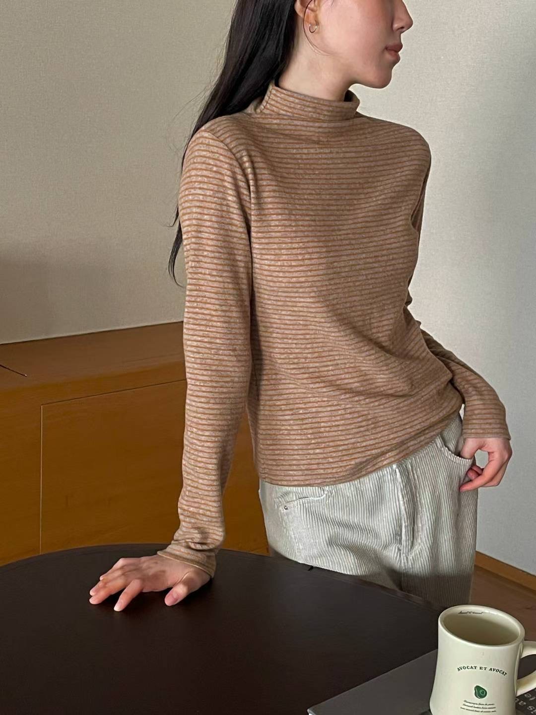 L.REWIND東大門㊣實拍女士新品休閑真品職業人氣時尚長袖T恤L.REWIND長袖T恤