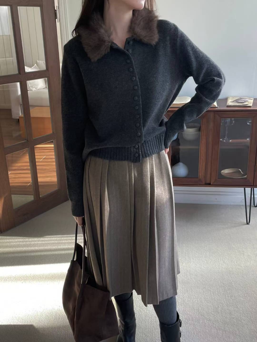 L.REWIND東大門㊣直郵女裝新品休閑25秋冬真品時尚推薦針織衫L.REWIND針織衫圖色2