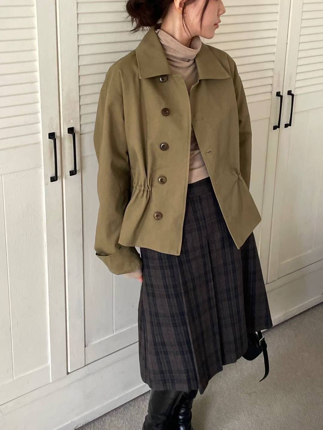 L.REWIND韓國直郵㊣女士新品休閑熱賣人氣推薦職業25秋冬夾克L.REWIND夾克圖色1