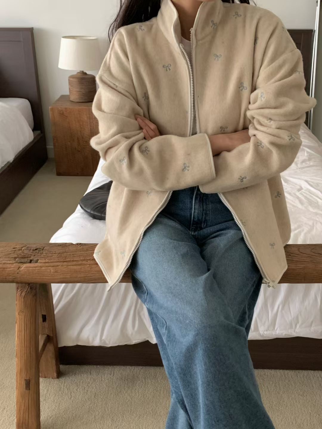 COMMA-콤마-T東大門㊣直郵女裝新款推薦25秋冬休閑熱賣夾克COMMA夾克