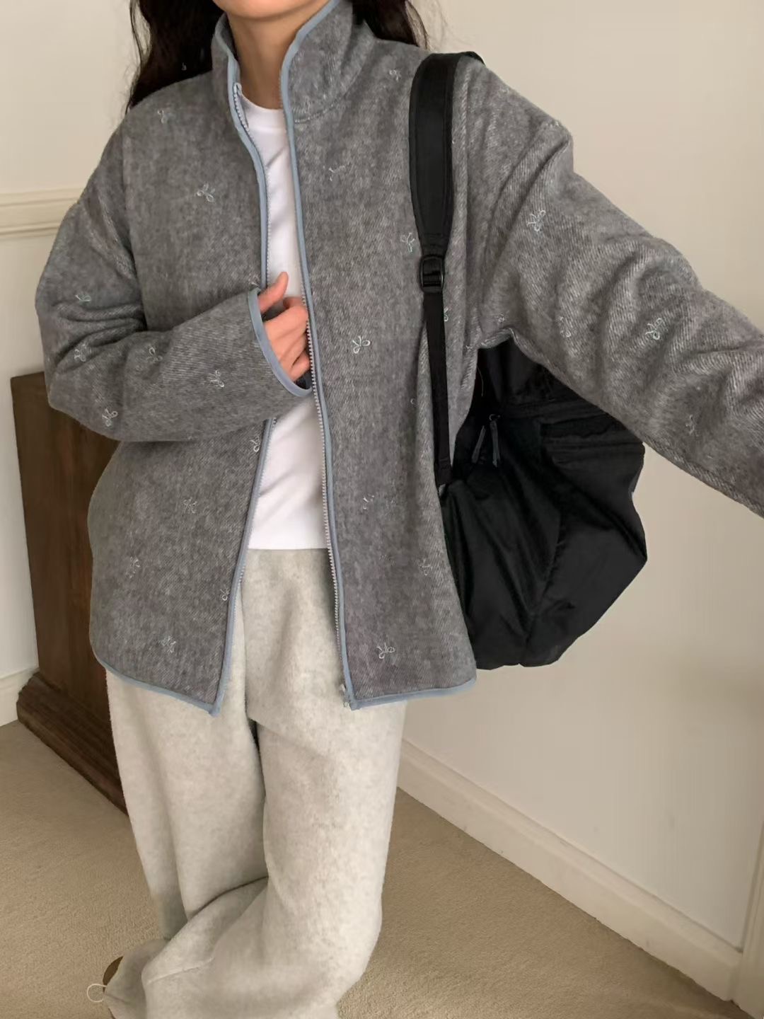 COMMA-콤마-T東大門㊣直郵女裝新款推薦25秋冬休閑熱賣夾克COMMA夾克圖色2