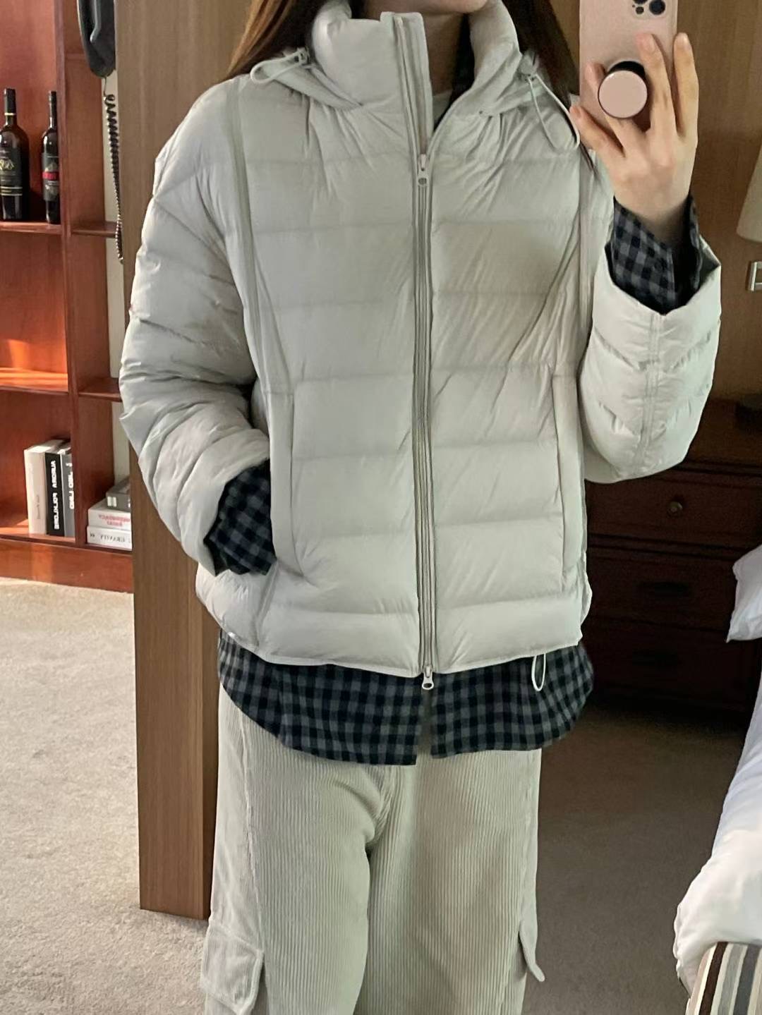 L.REWIND韓國代購㊣女裝新款職業人氣真品熱賣時尚短款羽絨服L.REWIND短款羽絨服圖色1