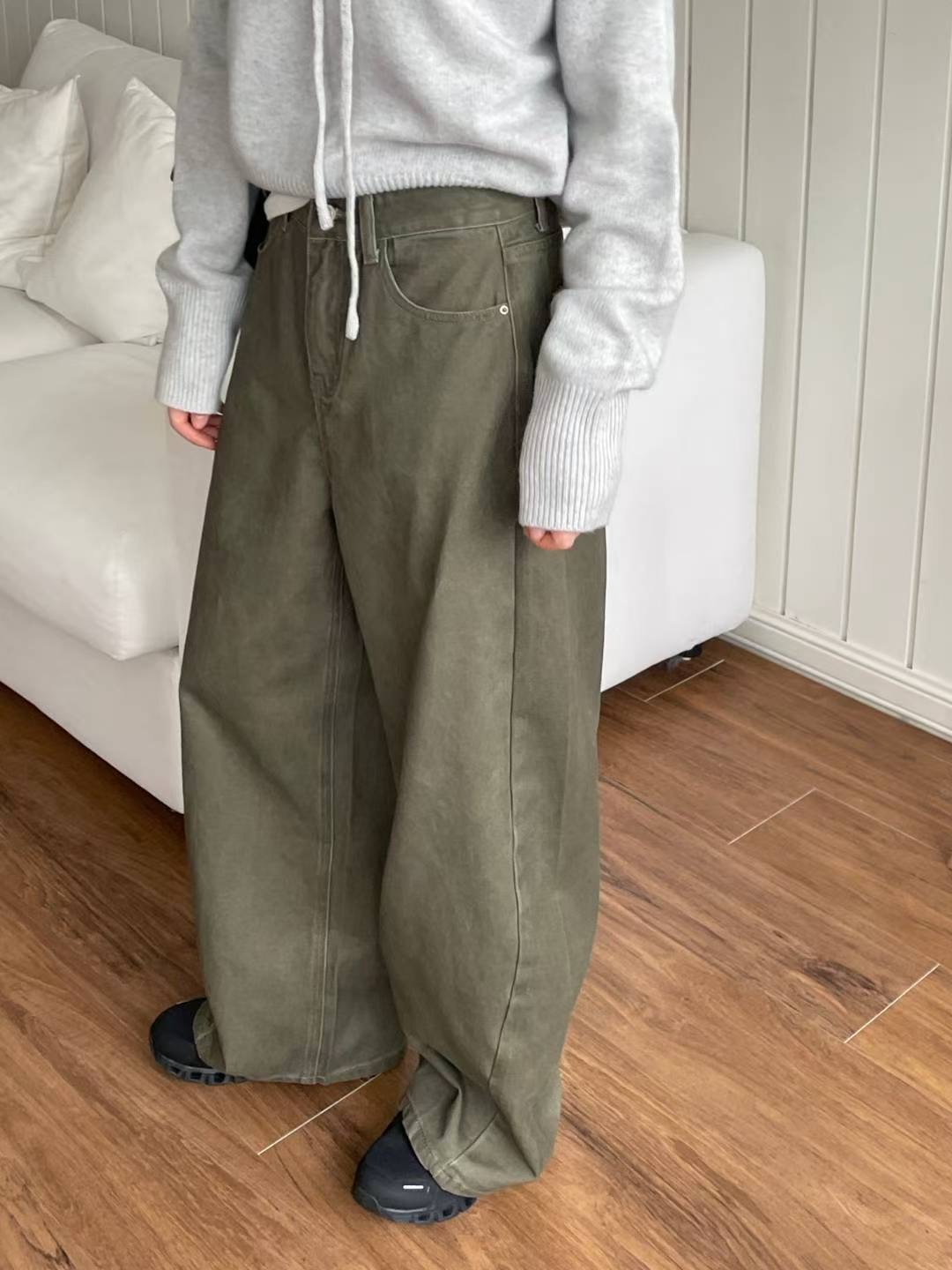 L.REWIND東大門㊣直郵女士新品人氣休閑推薦職業25秋冬牛仔褲L.REWIND牛仔褲