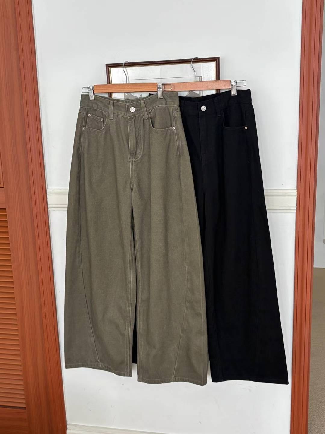 L.REWIND東大門㊣直郵女士新品人氣休閑推薦職業25秋冬牛仔褲L.REWIND牛仔褲圖色2左二色