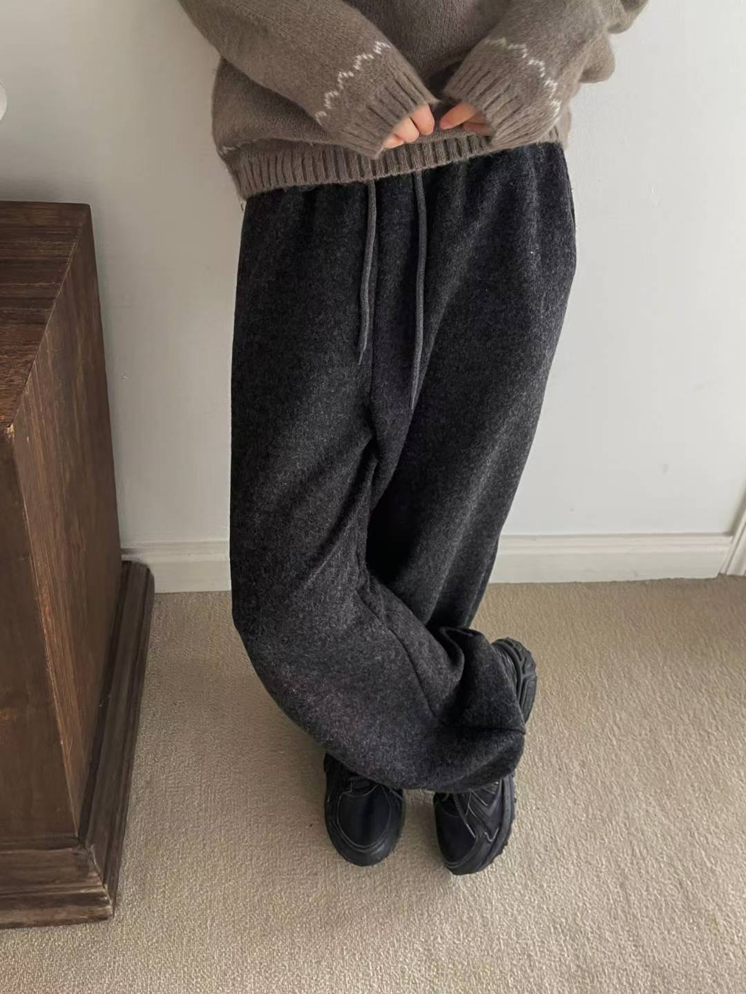 L.REWIND東大門㊣代購女士新品25秋冬休閑時尚人氣推薦休閑褲L.REWIND休閑褲圖色2