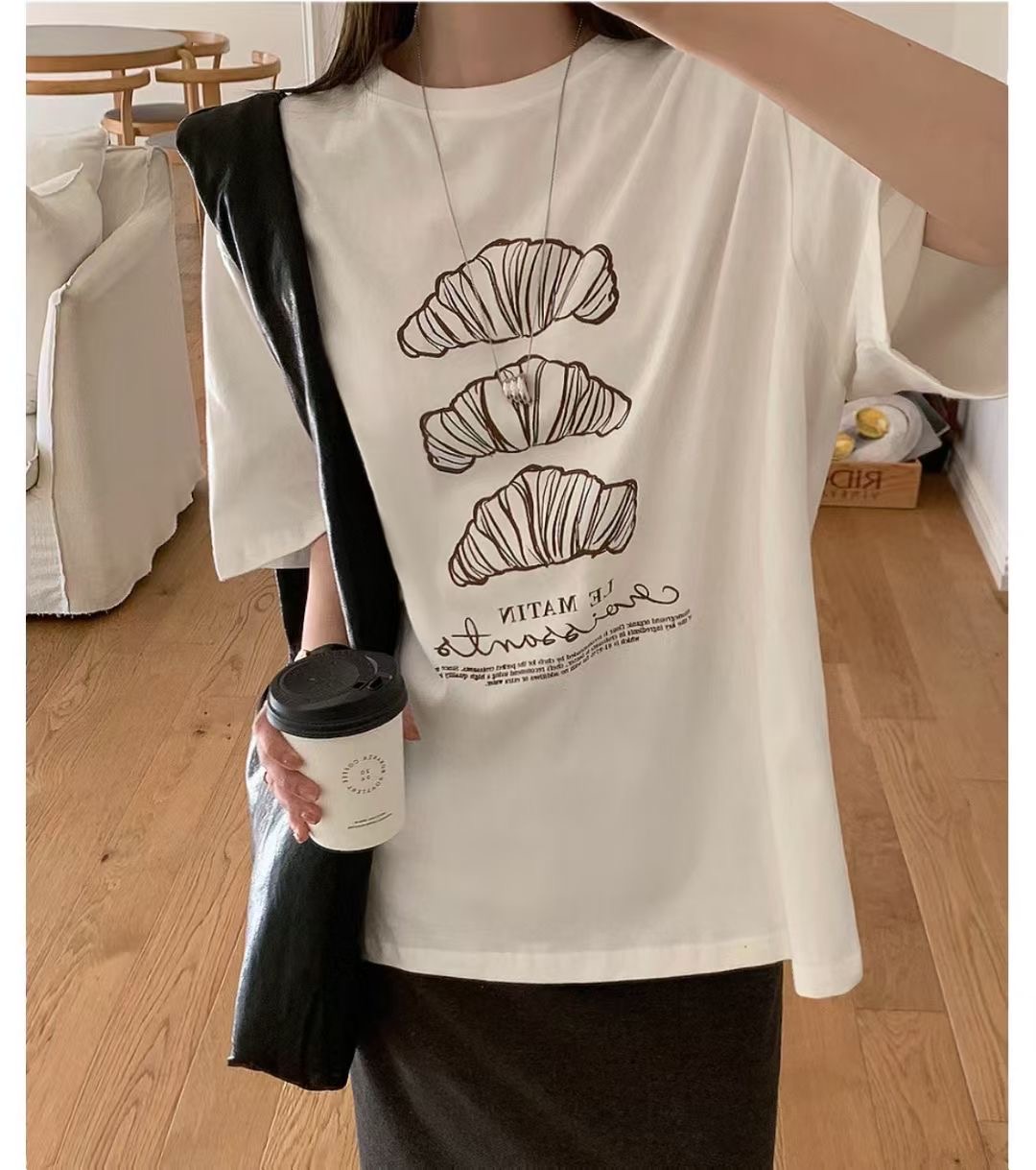 FEVER韓國代購㊣女士新款熱賣職業真品人氣推薦時尚休閑T恤FEVERT恤