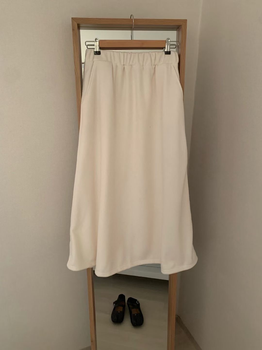 FEVER韓國代購㊣女裝新品推薦熱賣職業休閑人氣25秋冬長裙羊毛FEVER長裙圖色2