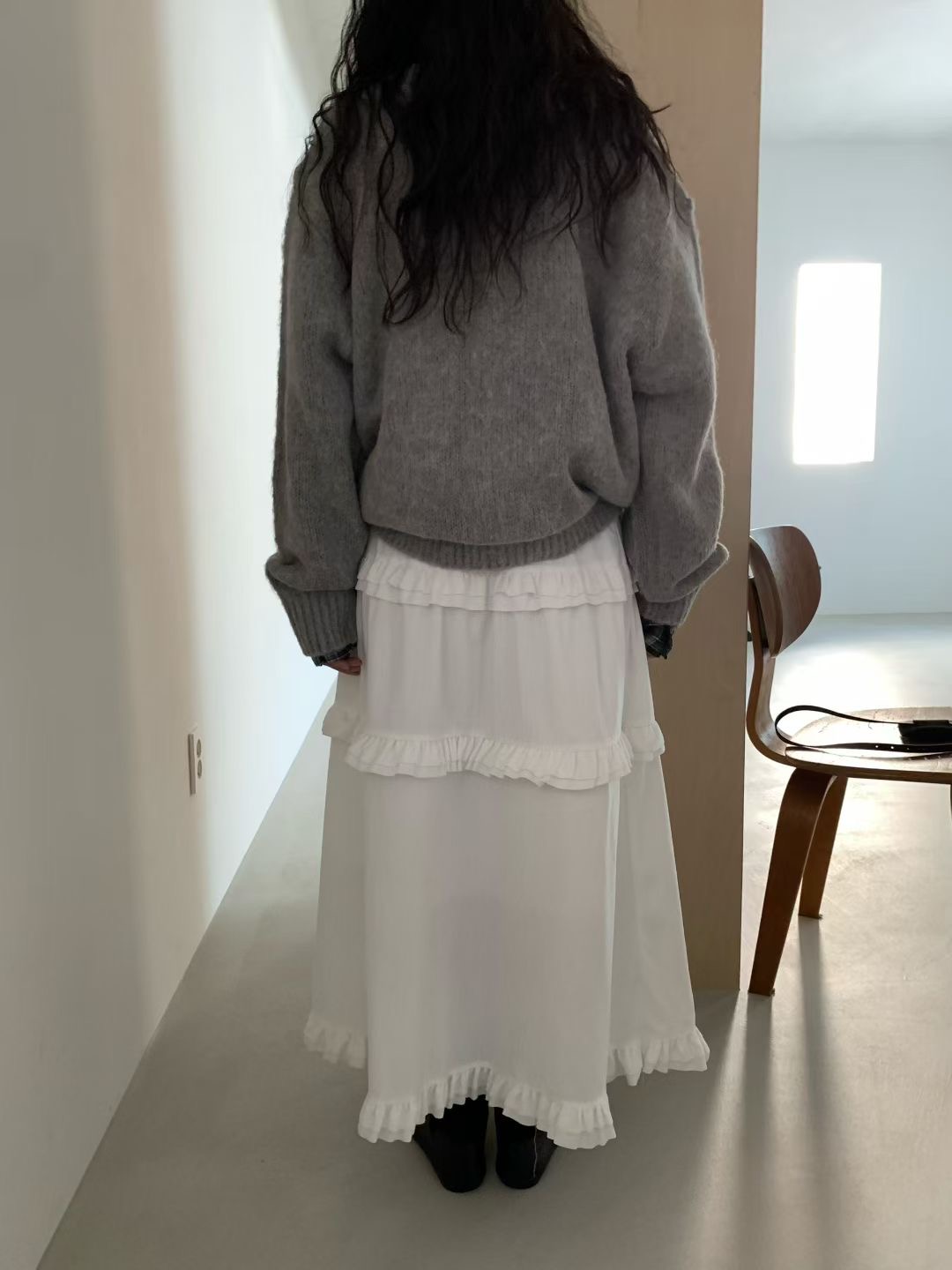 FEVER韓國代購㊣女裝新品熱賣真品推薦休閑人氣時尚25秋冬長裙FEVER長裙