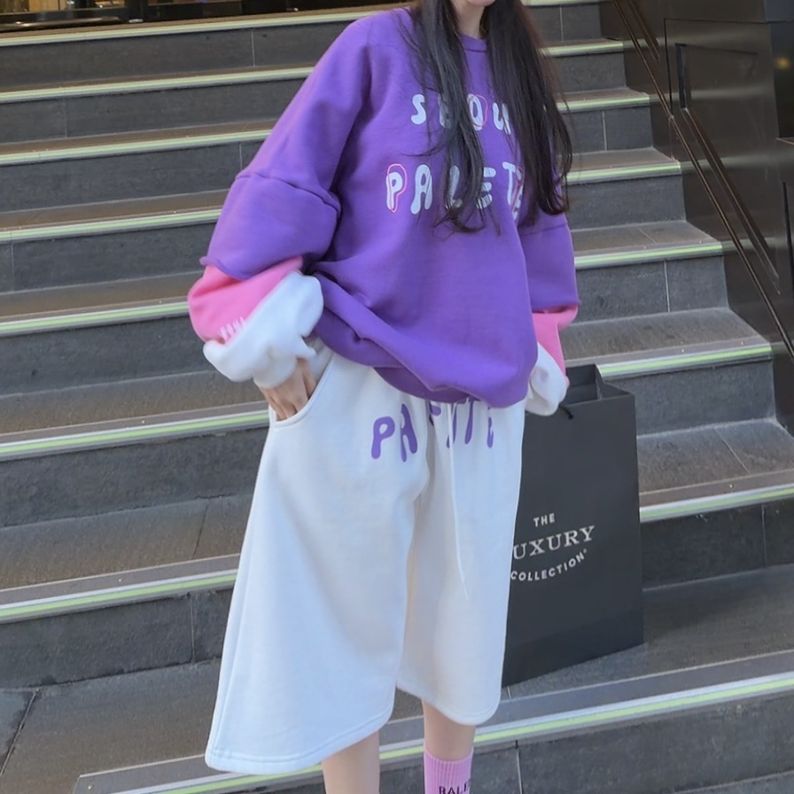 PALETTE-Q東大門㊣直郵女士新款熱賣推薦人氣休閑短褲加絨PALETTE-Q短褲