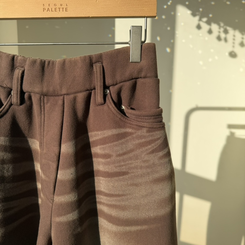 PALETTE-Q韓國直郵㊣女裝新品人氣時尚休閑休閑褲加絨抓絨PALETTE-Q休閑褲