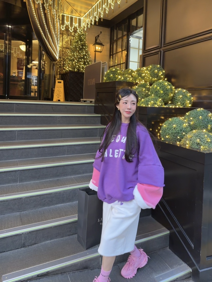 PALETTE-Q東大門㊣代購女士新款休閑真品熱賣人氣衛衣加絨PALETTE-Q衛衣