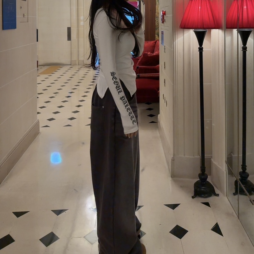 PALETTE-Q東大門㊣實拍女士新款真品推薦熱賣25秋冬長袖T恤PALETTE-Q長袖T恤