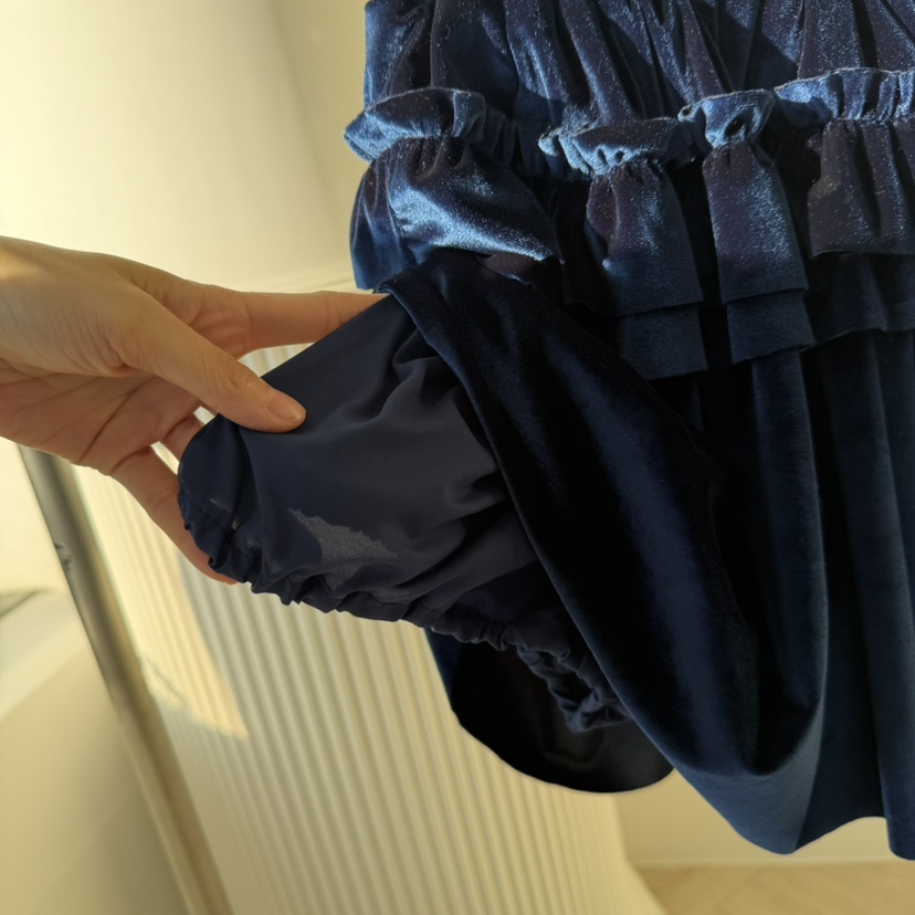 PALETTE-Q韓國直郵㊣女士新品休閑人氣職業25秋冬裙褲褶裥絲絨PALETTE-Q裙褲